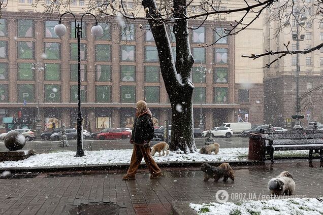 Весна несколько притормозила: синоптики сказали, где в четверг выпадет мокрый снег и дождь. Карта