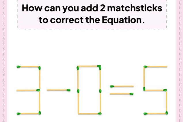 Додайте 2 сірники: головоломка для найрозумніших