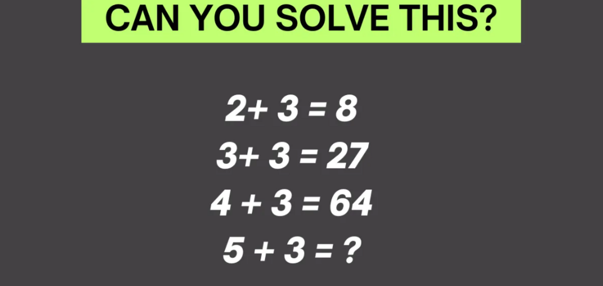 Математична головоломка для найрозумніших: є лише 11 секунд