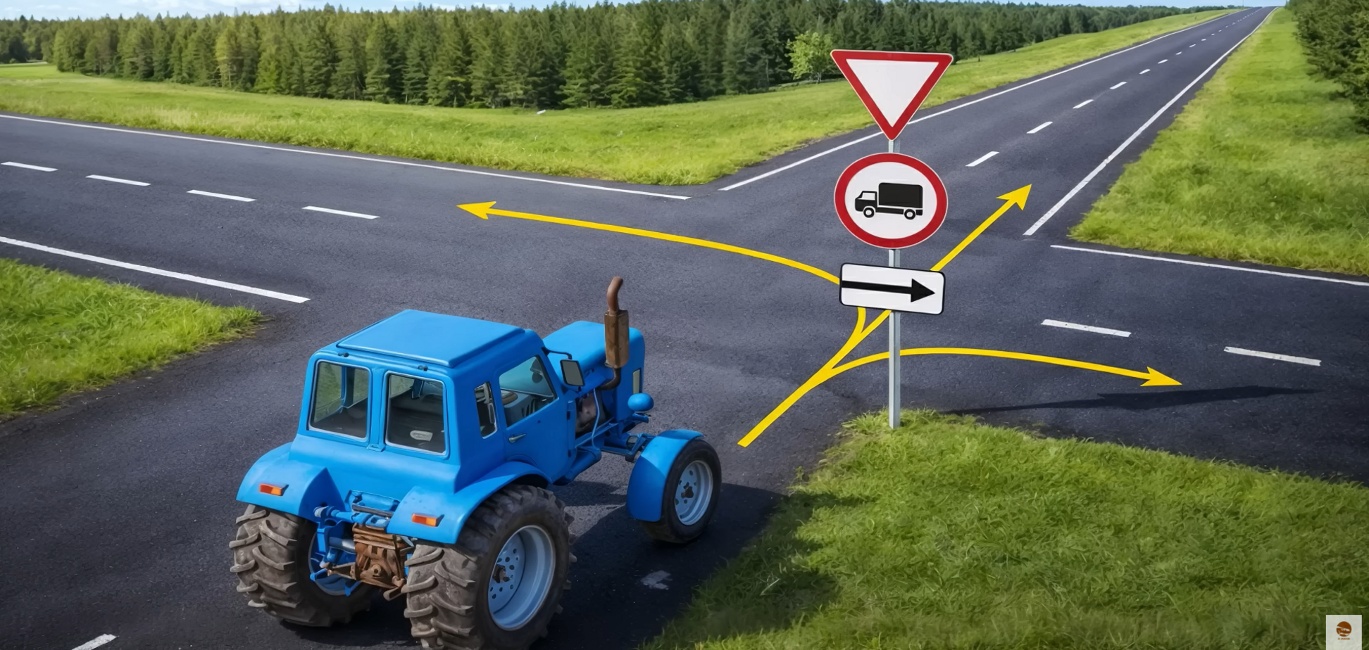 Куди дозволено продовжити рух? Тест для водіїв