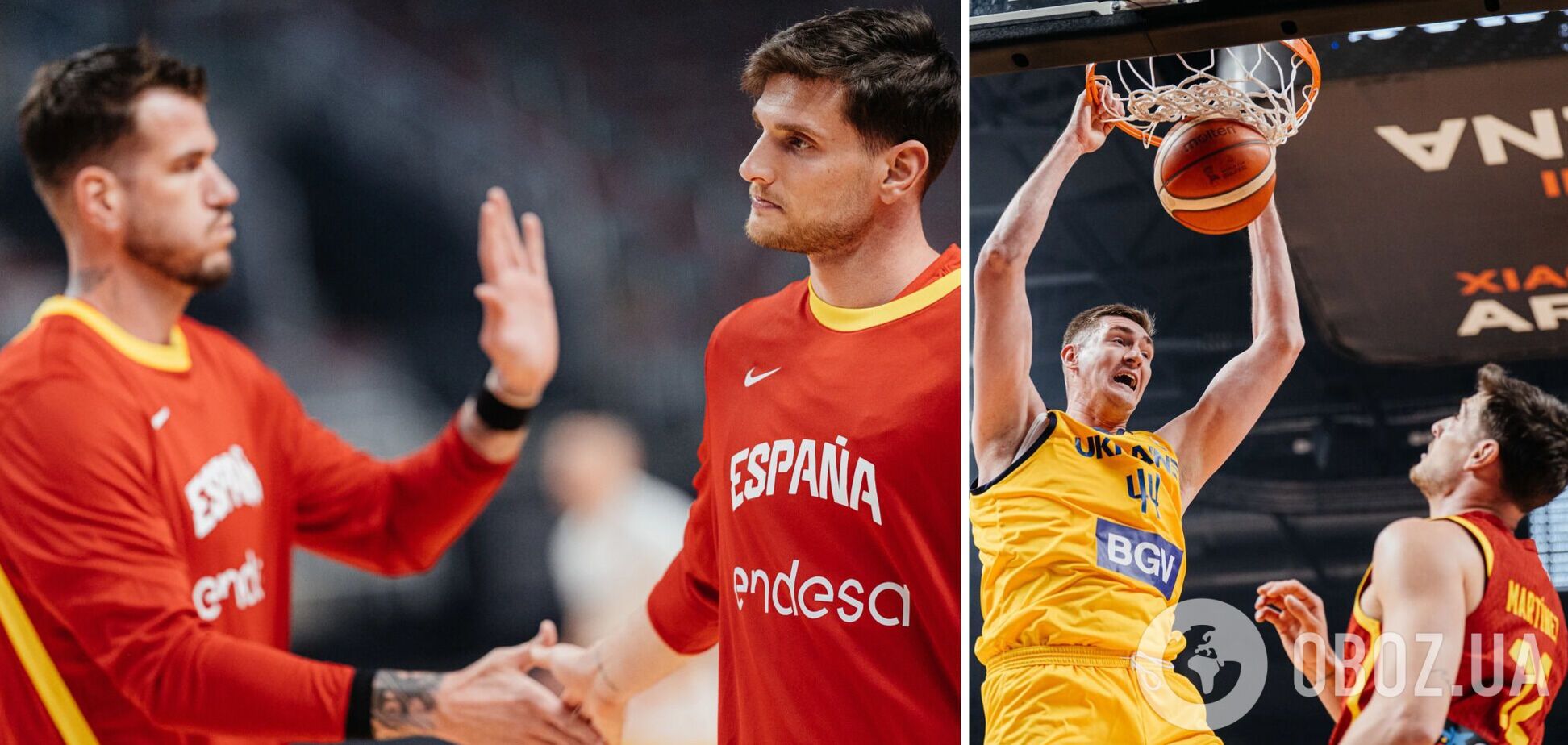 Украина выиграла у Испании первую половину, но после перерыва уступила победу в отборе на ЧМ-2027 по баскетболу