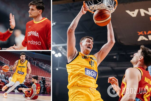 Украина выиграла у Испании первую половину, но не удержала победу в отборе на ЧМ-2027 по баскетболу