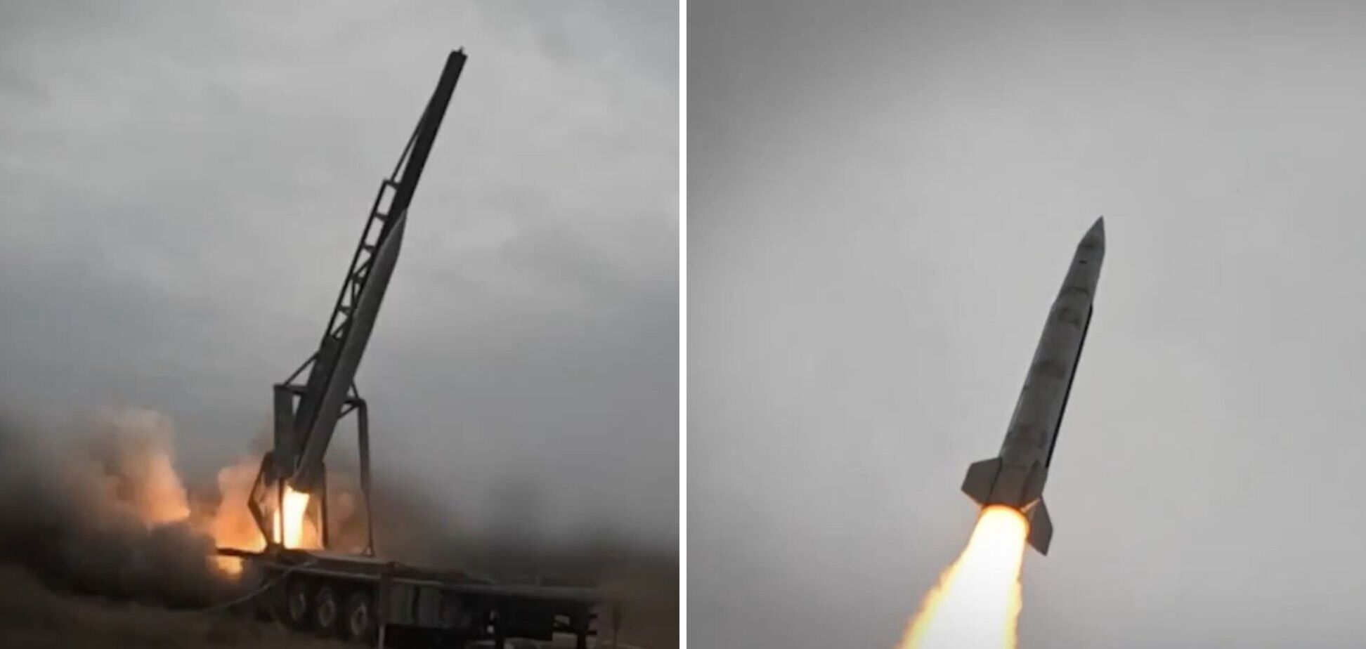 Конструктор Fire Point показав кадри пусків нової української балістичної ракети FP-7. Відео