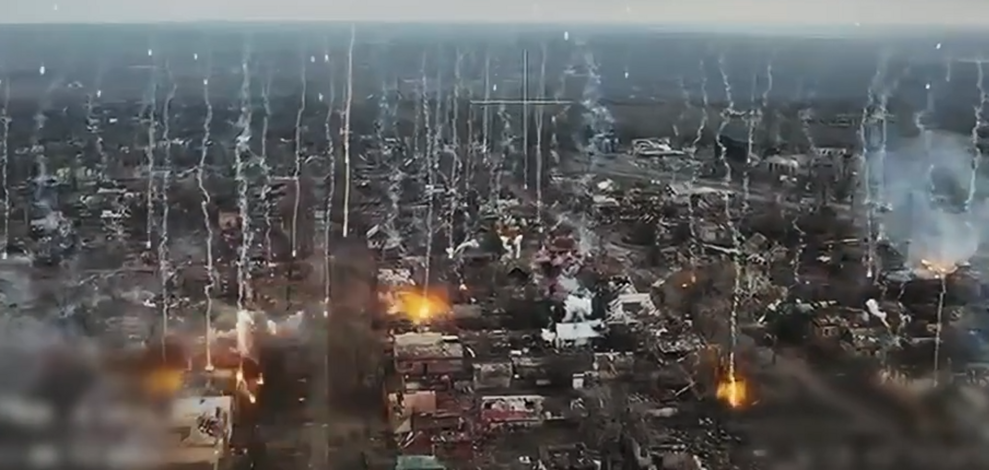 Настоящий ад в Константиновке: враг сбросил фосфорные авиабомбы на гражданских. Видео