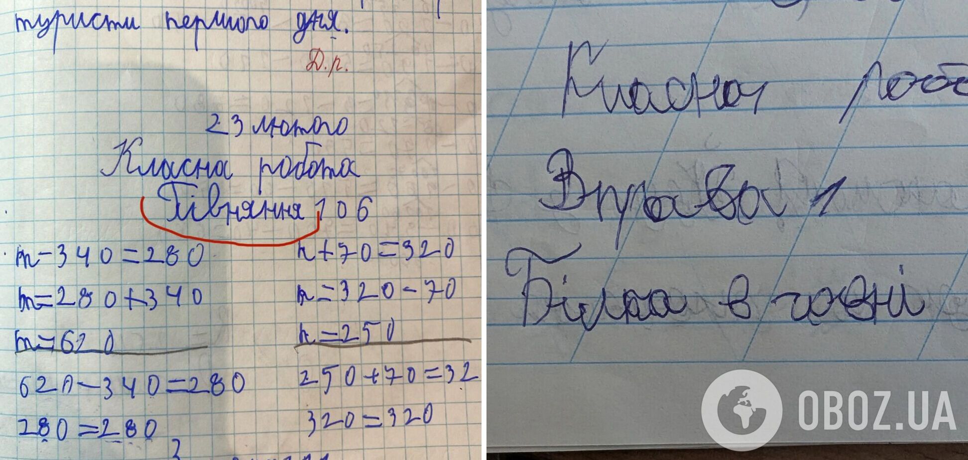 'Гівняння', 'родительское сборище' и 'дяпел, который живет в сиси': перлы школьников в тетрадях довели сеть до истерики