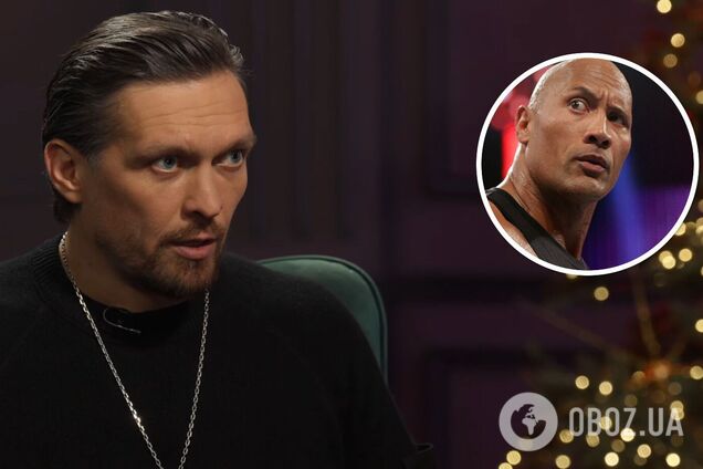 'Я уже уехал раз из Крыма...' Усик напугал Дуэйна Скалу Джонсона, объясняя, почему на самом деле не покинул Украину