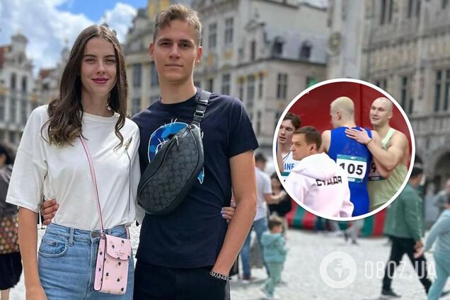 Жених Магучих попал на видео на чемпионате Украины по легкой атлетике