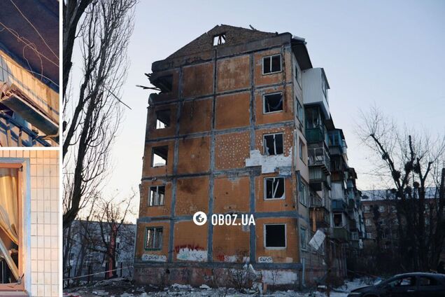 У Харкові ворожий дрон влучив у багатоповерхівку: горять квартири, є постраждалі. Відео