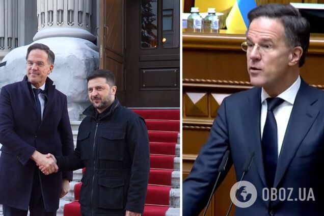 'Бачу мужність людей цієї країни': генсек НАТО Рютте прибув до Києва і розповів у Раді, чим його здивували українці. Відео