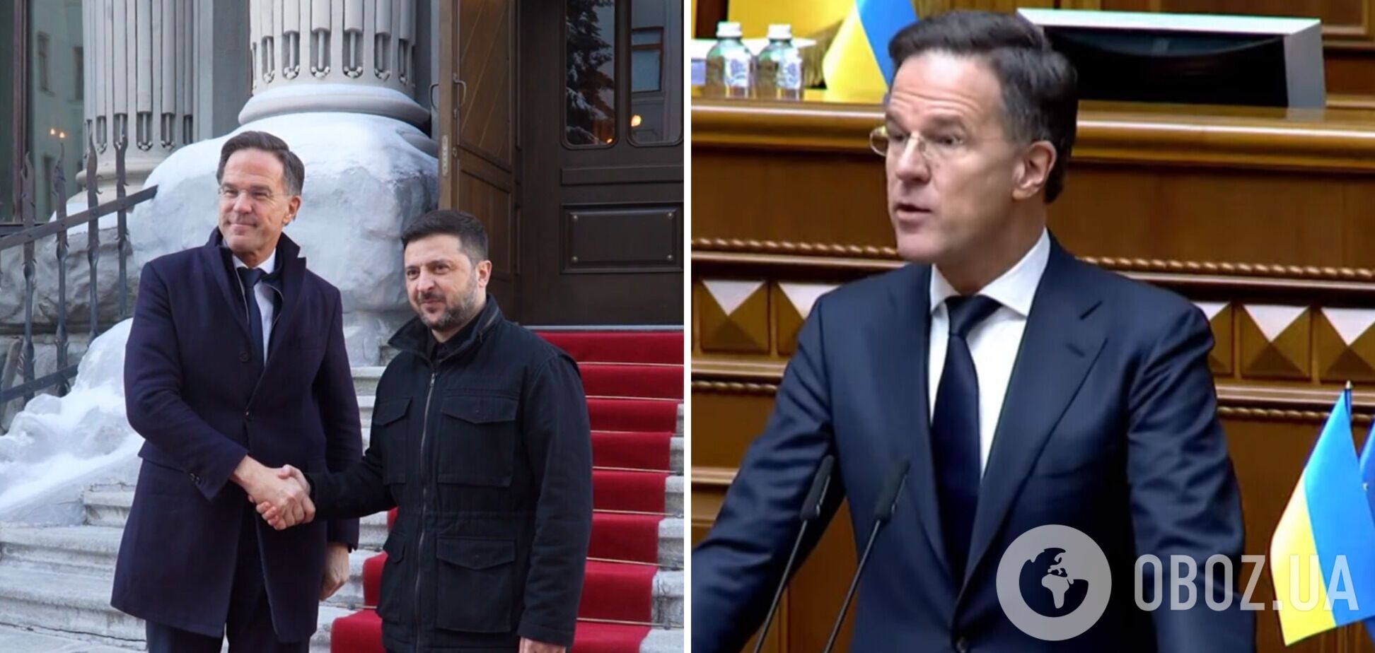 'Бачу мужність людей цієї країни': генсек НАТО Рютте прибув до Києва і розповів у Раді, чим його здивували українці. Відео