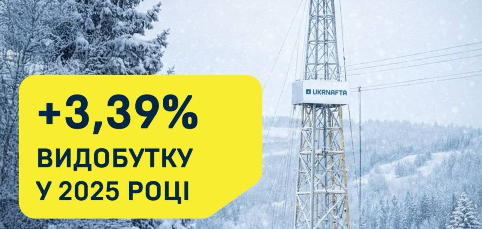 'Укрнафта' пробурила 25 нових свердловин та збільшила видобуток на 3,39% у 2025 році