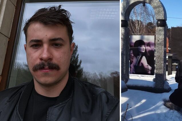 'Ты должен жить за двоих'. Сын Константина Грубича растрогал обращением к украинцам на могиле своей сестры