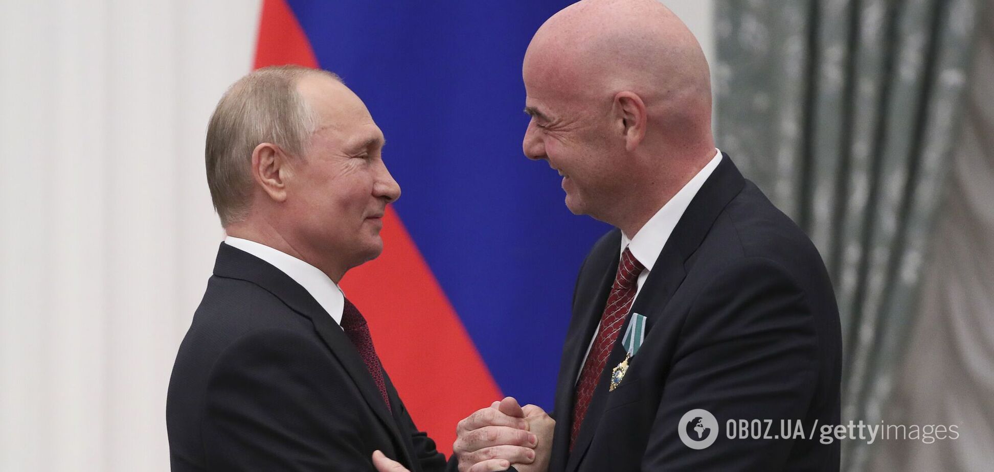 'Моральний дегенерат'. Президент ФІФА потрапив до бази 'Миротворець'