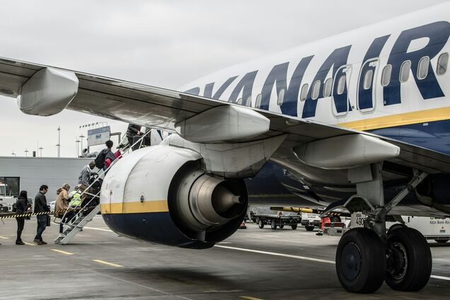 Ілюстрація - літак Ryanair