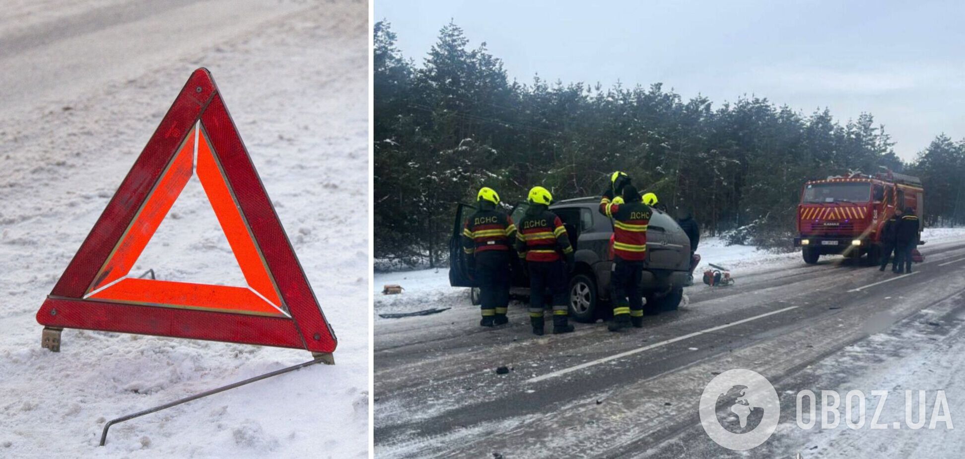 На Київщині легковик протаранив вантажівку: є загибла та постраждалий. Подробиці та фото