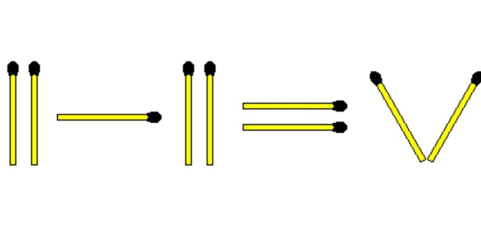 Пересуньте один сірник: швидка головоломка на кмітливість