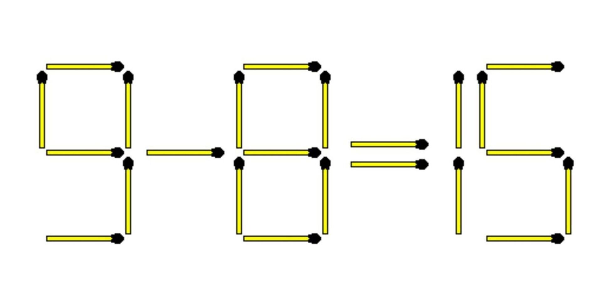Перевірте свій IQ: головоломка з сірниками