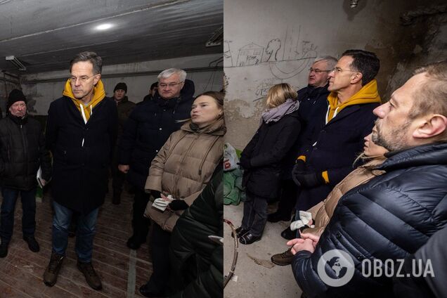 Рютте відвідав Ягідне на Чернігівщині, яке місяць перебувало під окупацією Росії. Фото