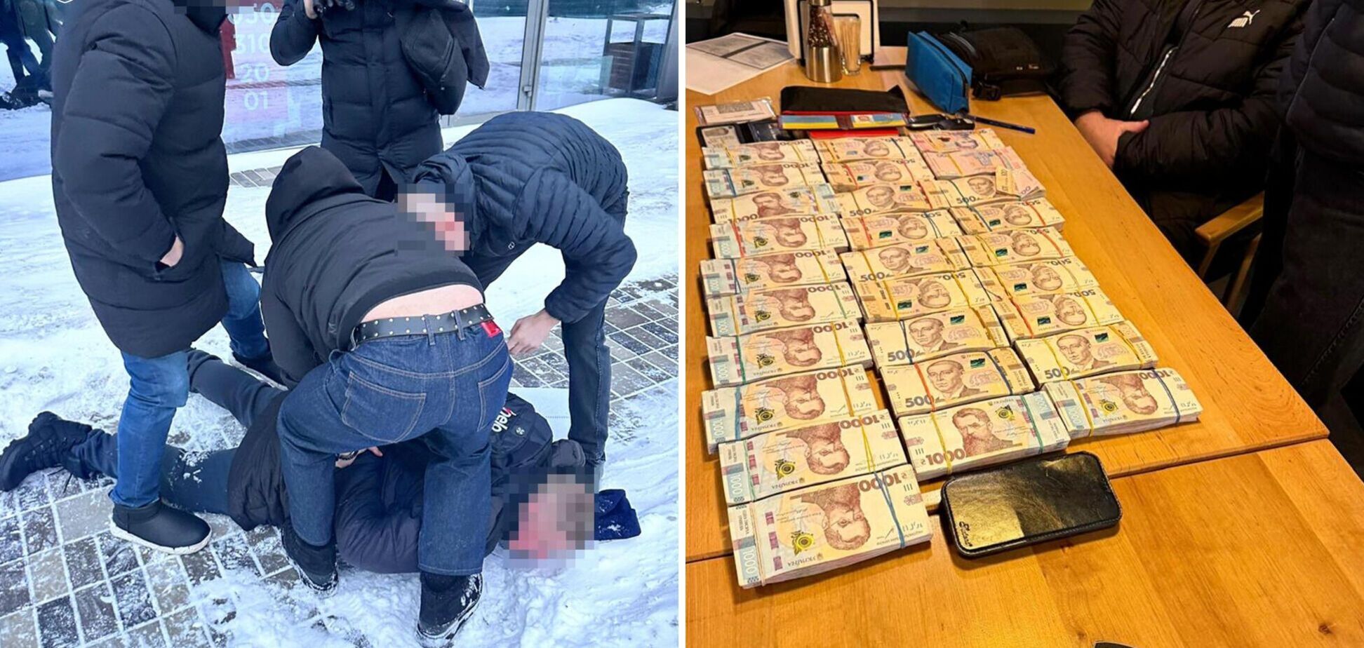 Задержание директора КП в Киеве по подозрению в вымогательстве