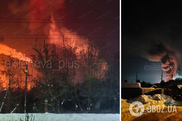 Под ударом был химзавод: дроны атаковали Тверскую область, произошел пожар. Фото и видео