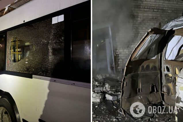 Враг попал дронами в коммунальное предприятие в Днепре: фото с места