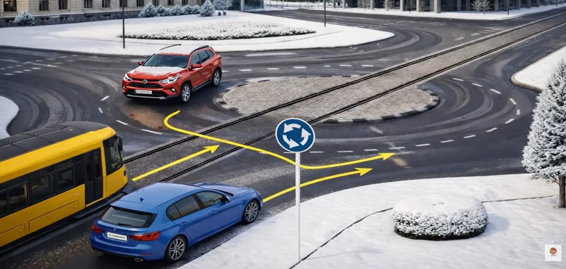 Кому вы должны уступить дорогу? Задания по ПДД