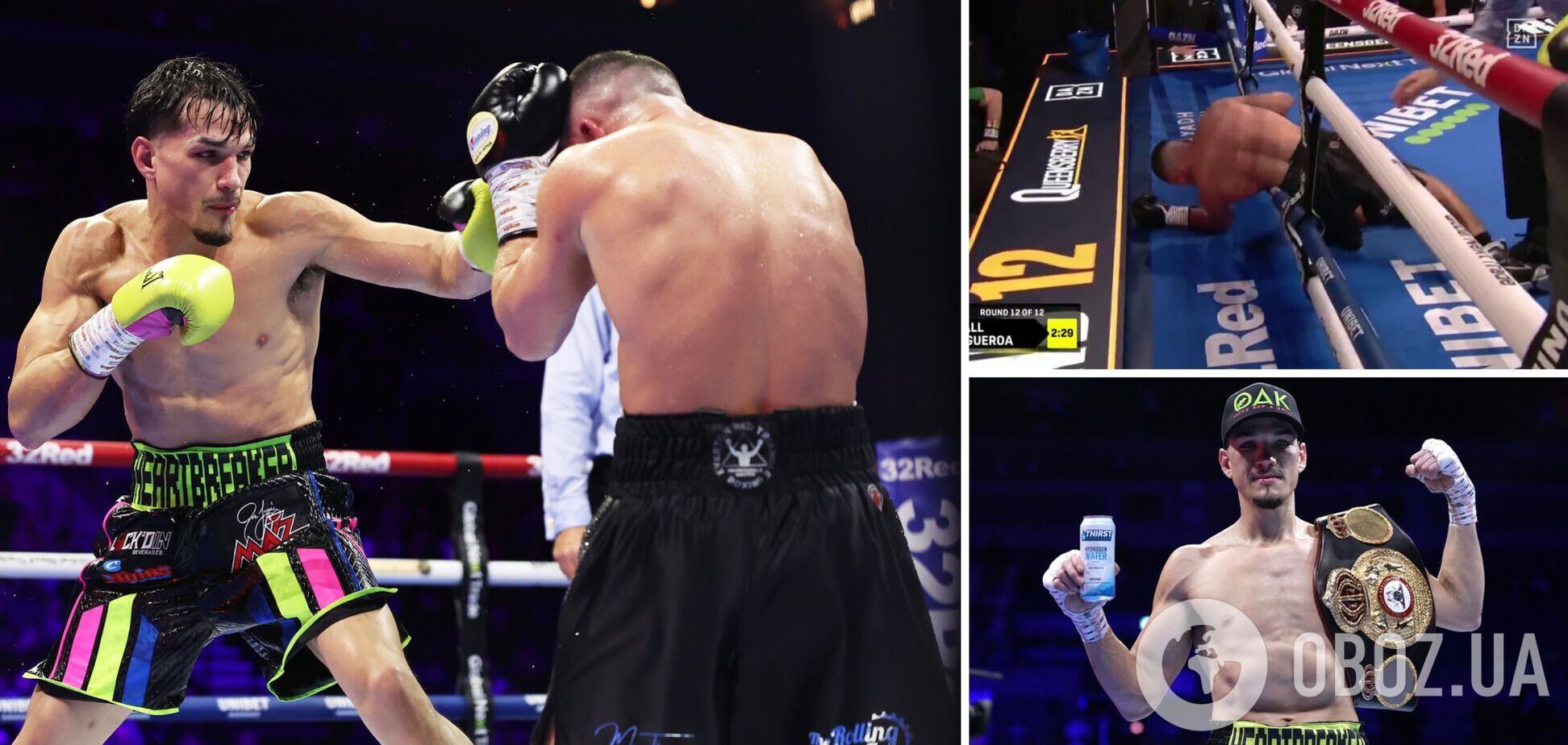 Непобедимый чемпион мира по боксу сенсационно проиграл титул нокаутом в 12-м раунде. Видео