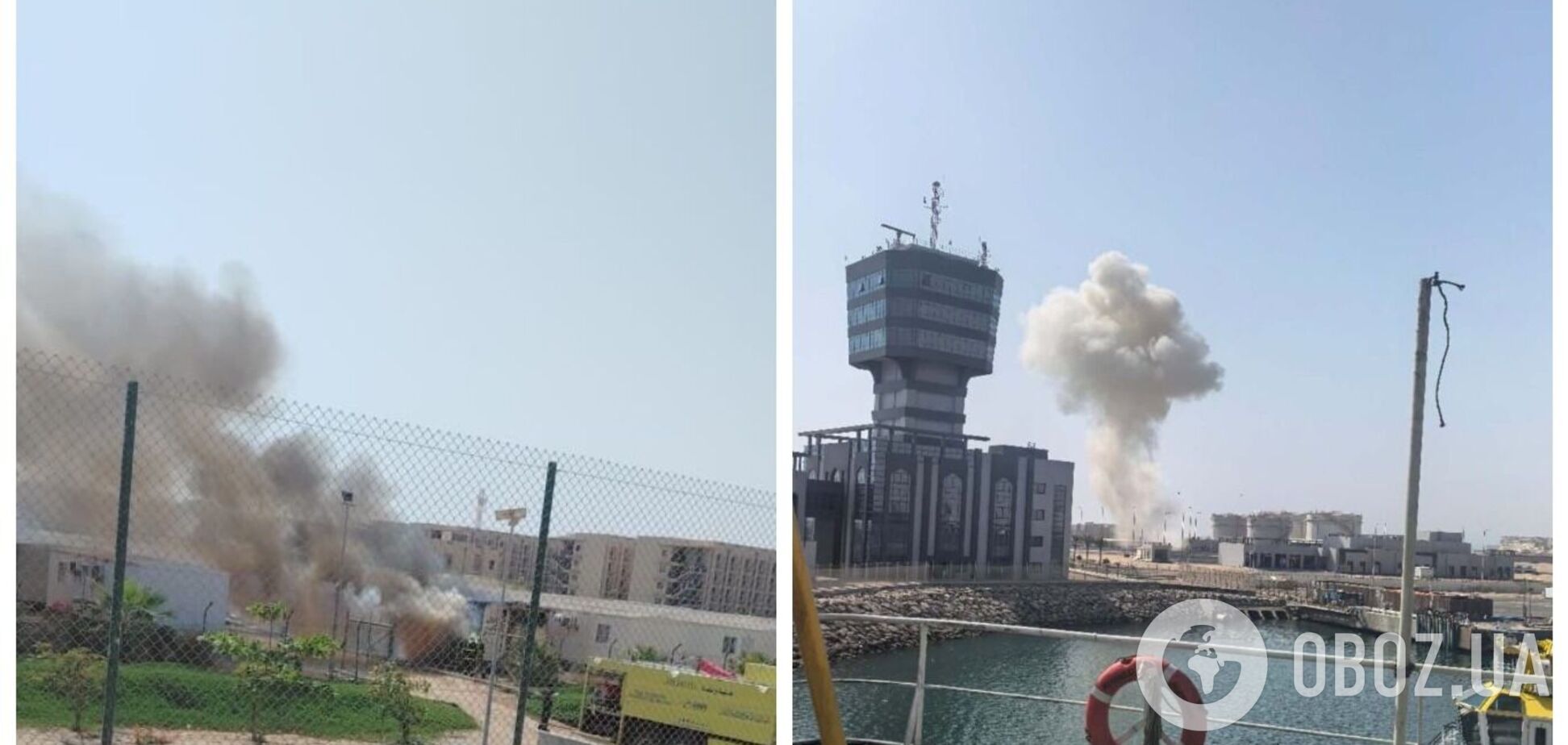 В Омані дрони вдарили по комерційному порту, є поранений. Відео