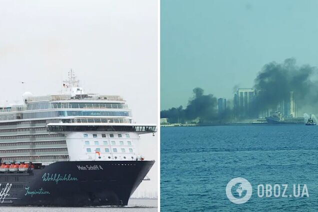 Іранські дрони впала біля німецького круїзного лайнера в Абу-Дабі: на борту 3,5 тис. людей – Bild