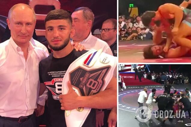 Российский спортсмен-фанат Путина совершил гнусный поступок в США и спровоцировал массовую драку. Видео