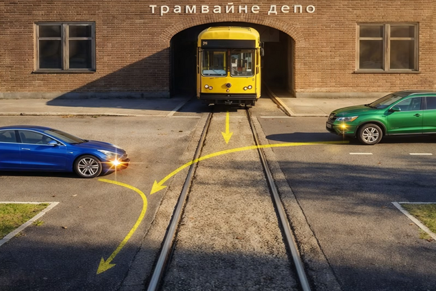 В каком порядке проедут транспортные средства? Тест по ПДД