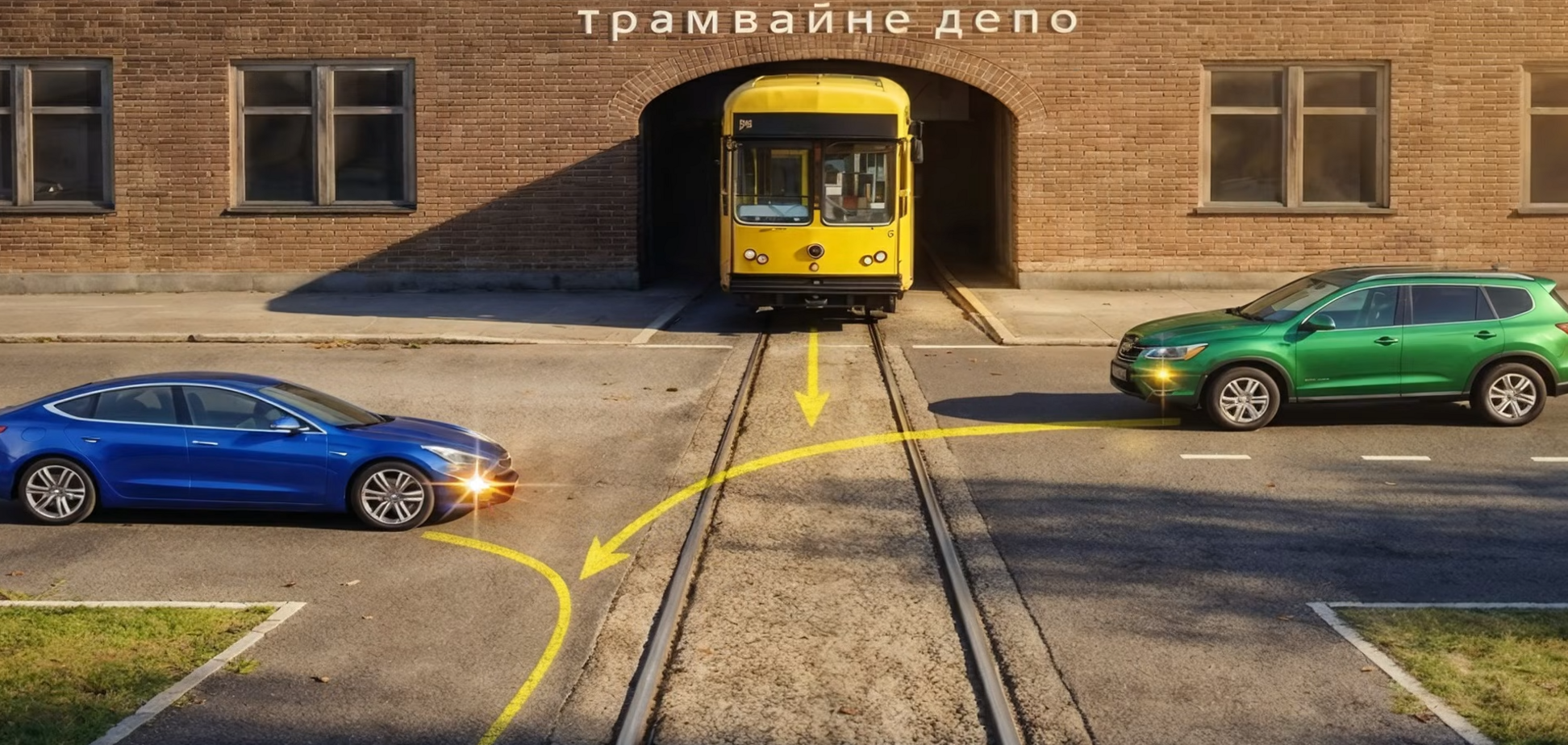 В каком порядке проедут транспортные средства? Тест по ПДД