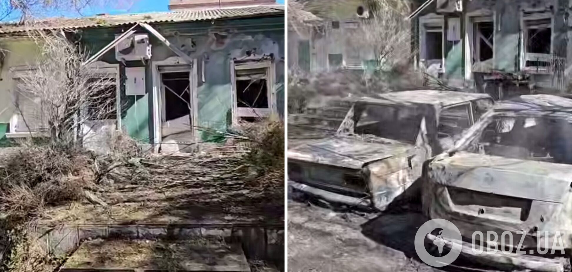 Оккупанты ударили из БПЛА по центру Херсона: горели авто, есть пострадавшие. Видео