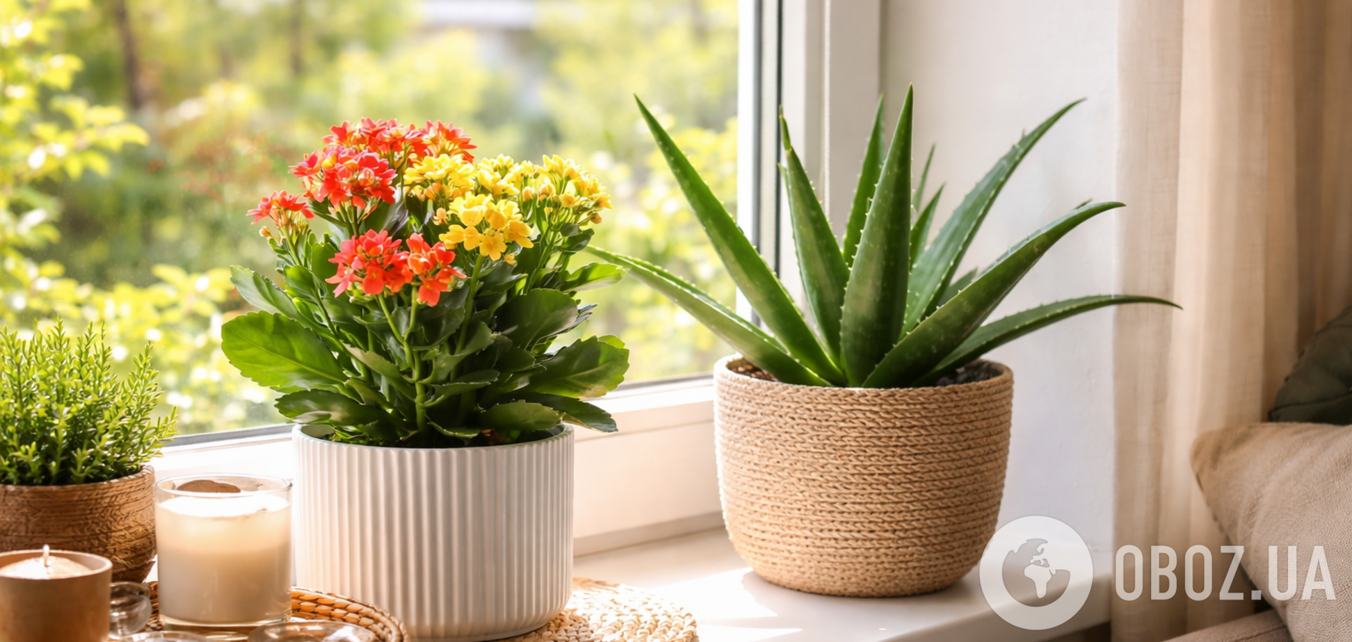Витримують сильне сонце: 5 найкращих квітів для підвіконня