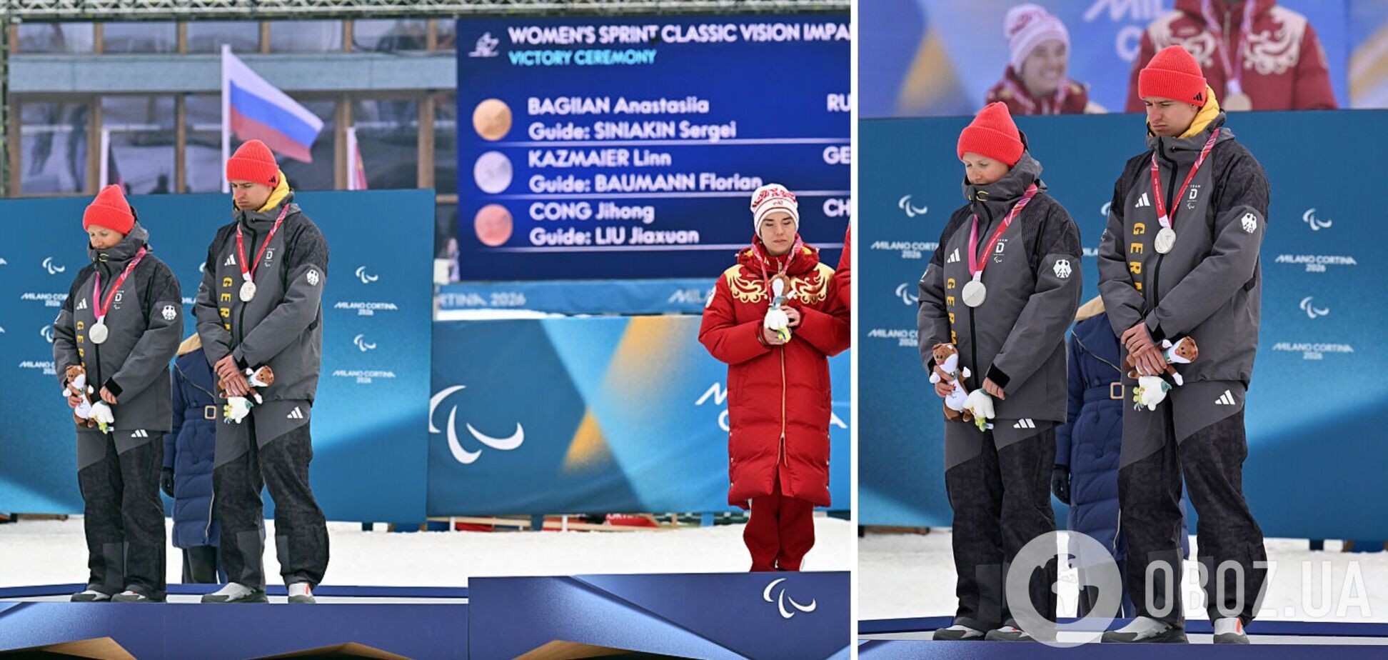 Німці не стали вітати гімн РФ і відмовилися від фото з росіянами на Паралімпіаді-2026