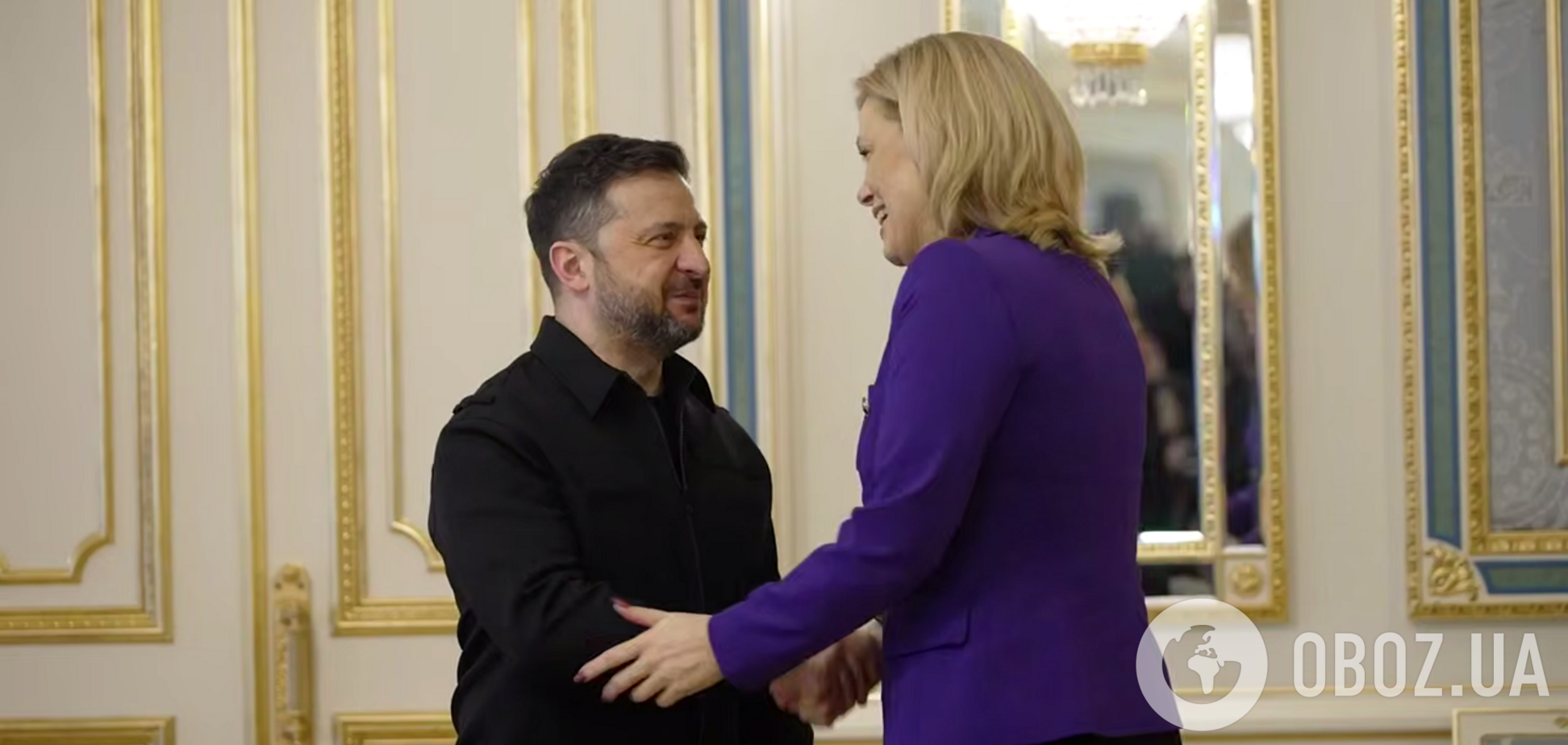 Україна отримала від Німеччини ракети для Patriot: Зеленський зустрівся з президенткою Бундестагу. Відео