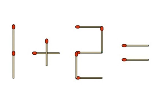 Пересуньте лише один сірник: головоломка для найрозумніших