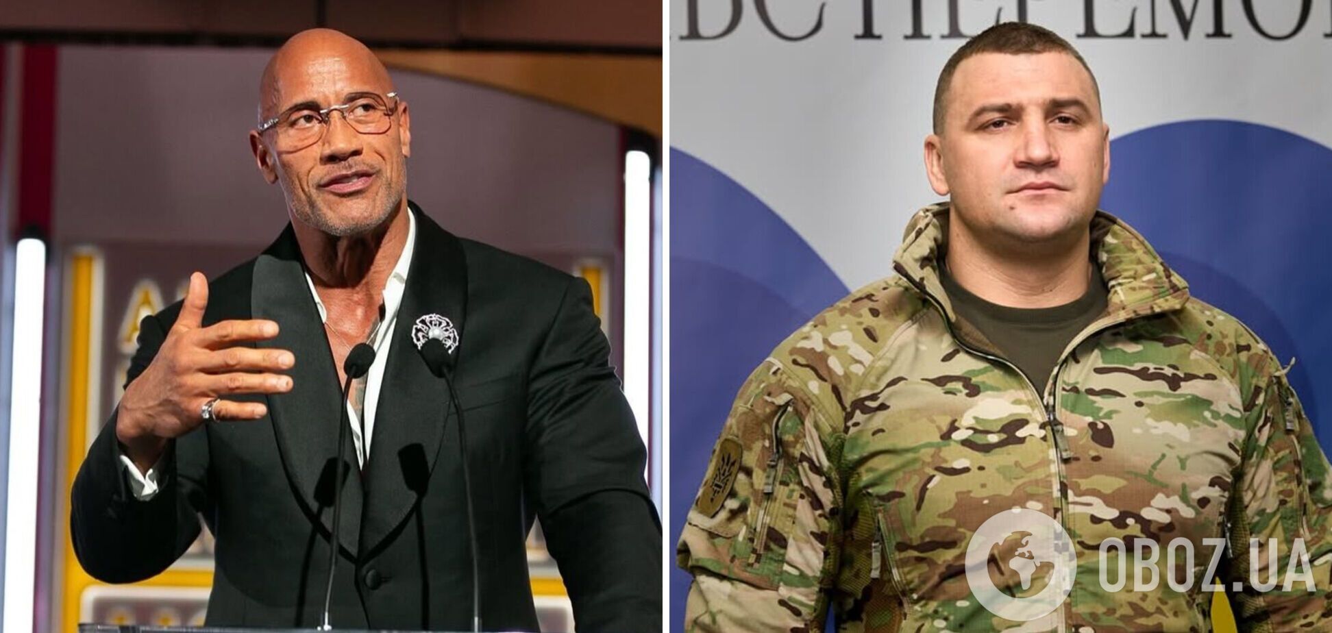 'Посылаю тебе силу и поддержку': голливудская звезда Дуэйн Джонсон обратился к военнослужащему ВСУ с позывным 'Скала'. Видео