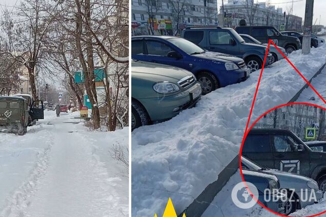 РФ ховає військову техніку в окупованих містах через втрати на фронті: 'Атеш' показав фото