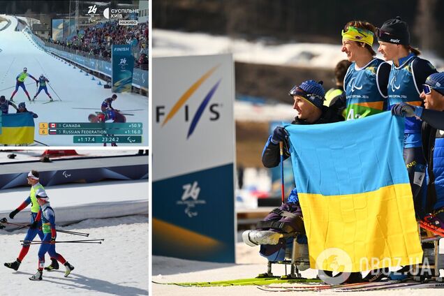 Російським спортсменам на Паралімпіаді-2026 довелося фінішувати під прапор України. Відео