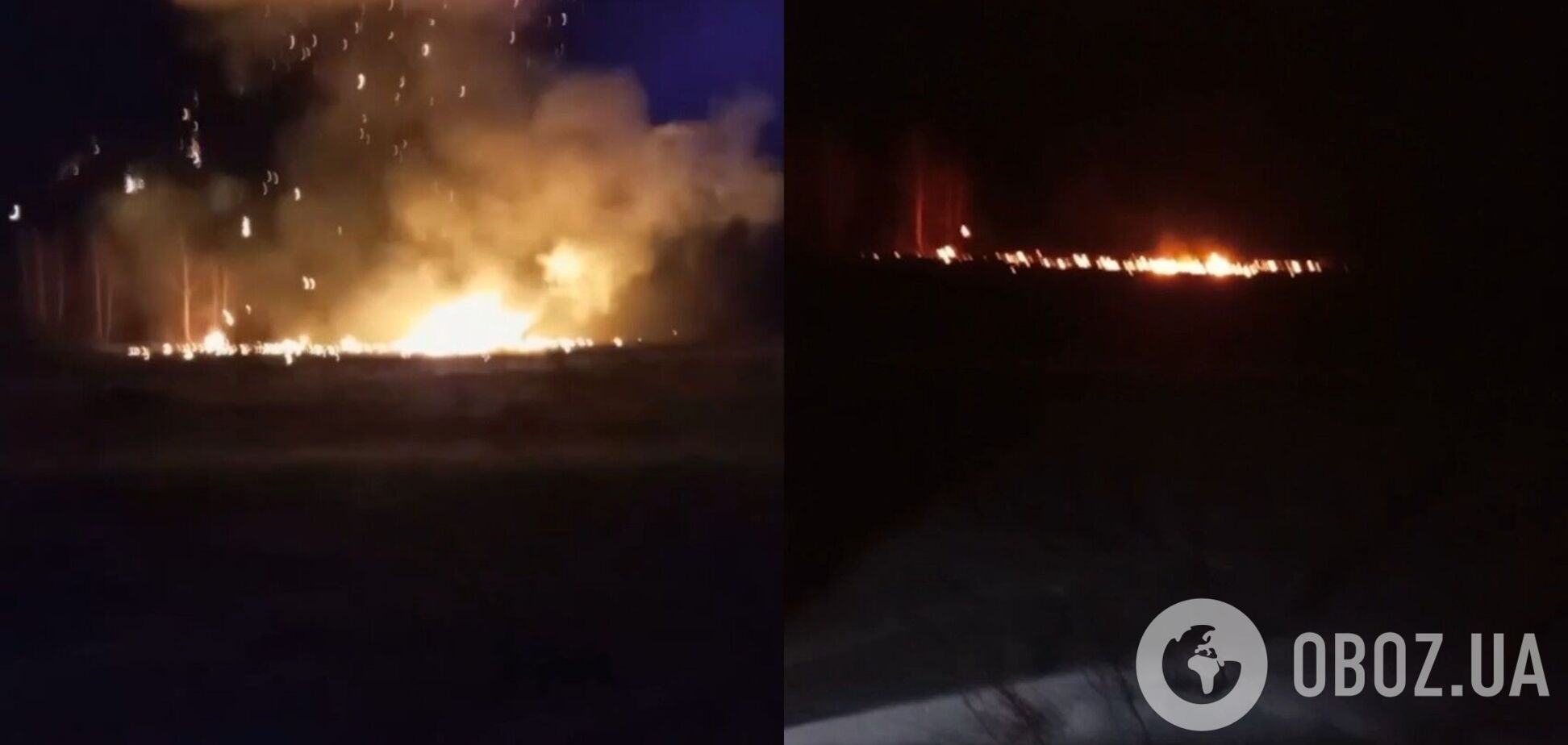 На Харьковщине сбитый 'Шахед' упал и взорвался в 30 метрах от мобильной огневой группы. Видео