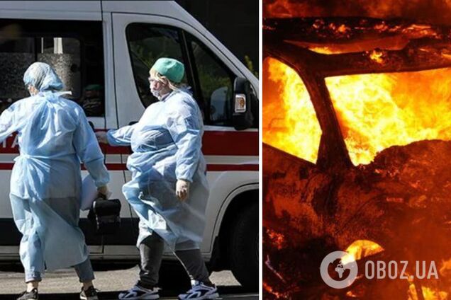 Враг атаковал Днепр: поврежден жилой дом, горело авто, есть раненый