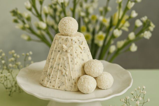 Сирна паска 'Рафаелло': найпростіший рецепт страви для великоднього столу