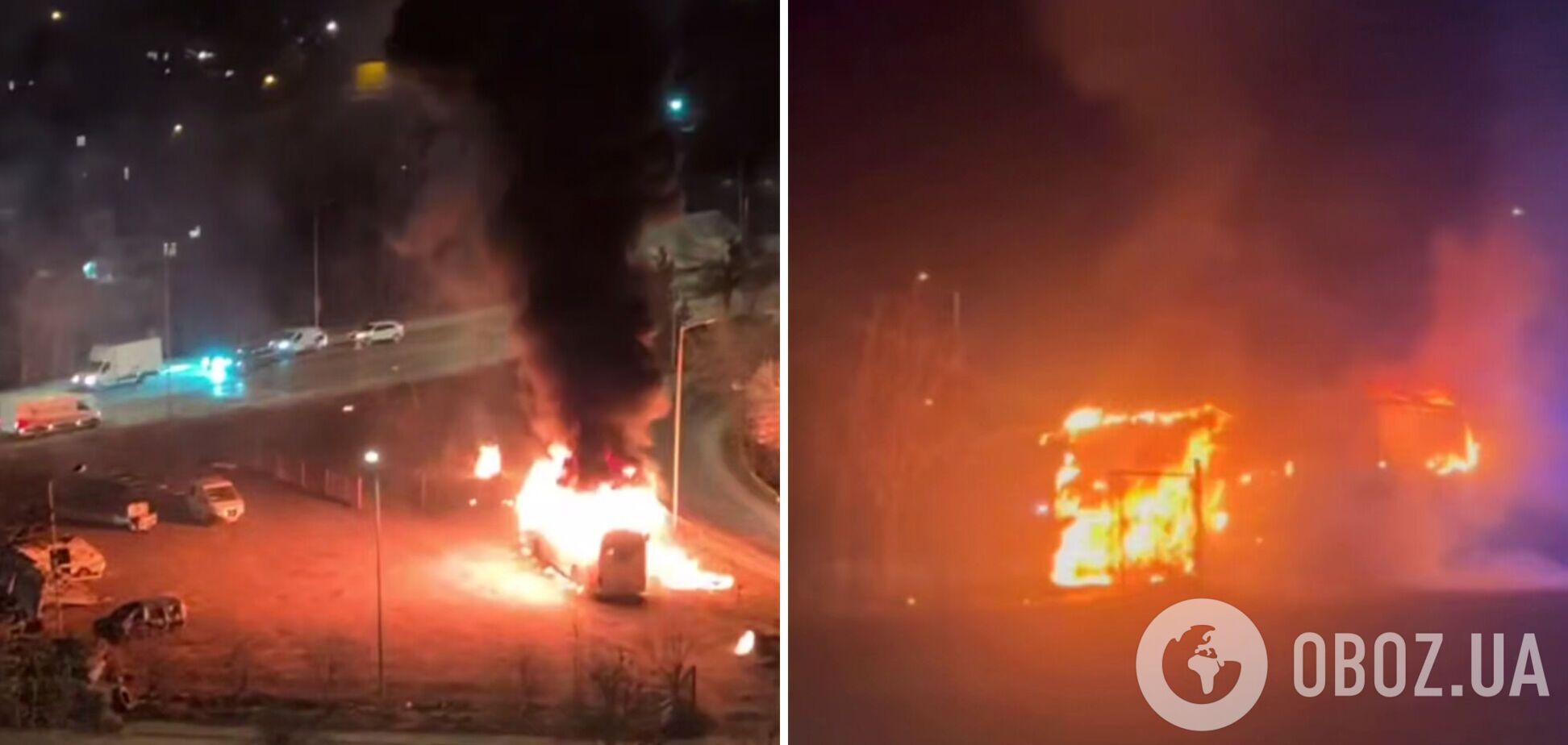 У Львові пролунав потужний вибух і спалахнула пожежа: перші подробиці. Відео