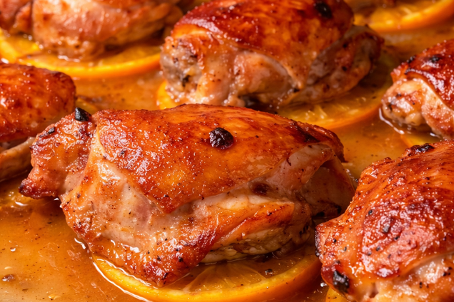 Сочные куриные бедра с апельсиновым соусом в духовке: делимся идеальным рецептом для ужина