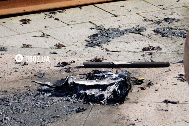 В центре Киеве обломки дрона упали возле Монумента Независимости. Все подробности фото и видео