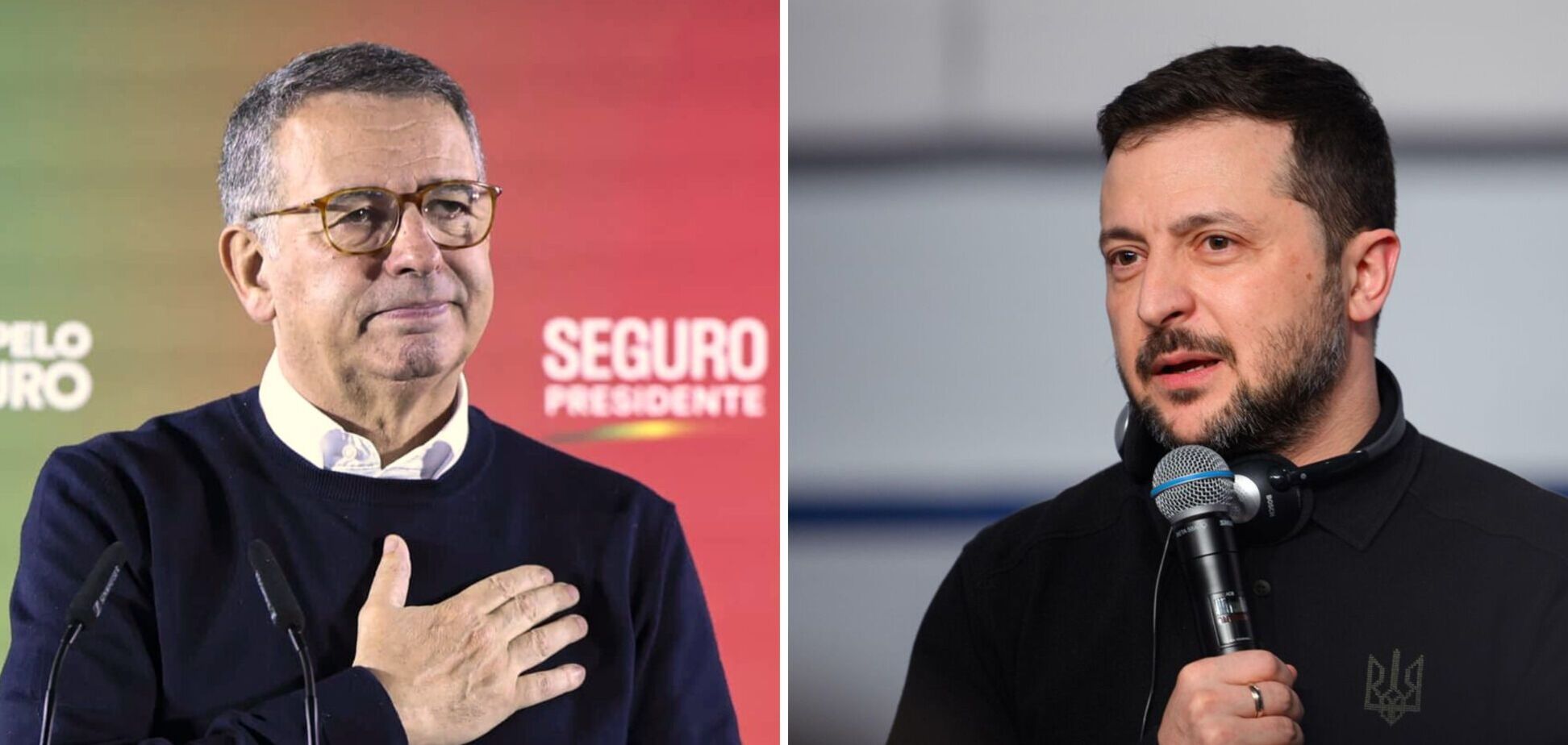 'Підтримує нас від початку російського вторгнення': Зеленський привітав президента Португалії Сегуру з перемогою на виборах