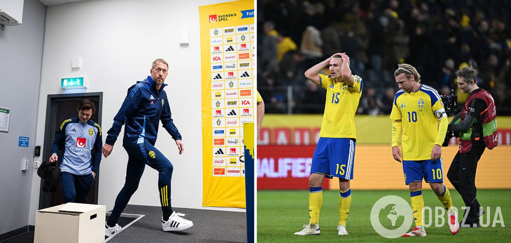 Швеція втратила всіх воротарів на матч з Україною в плей-оф відбору ЧС-2026