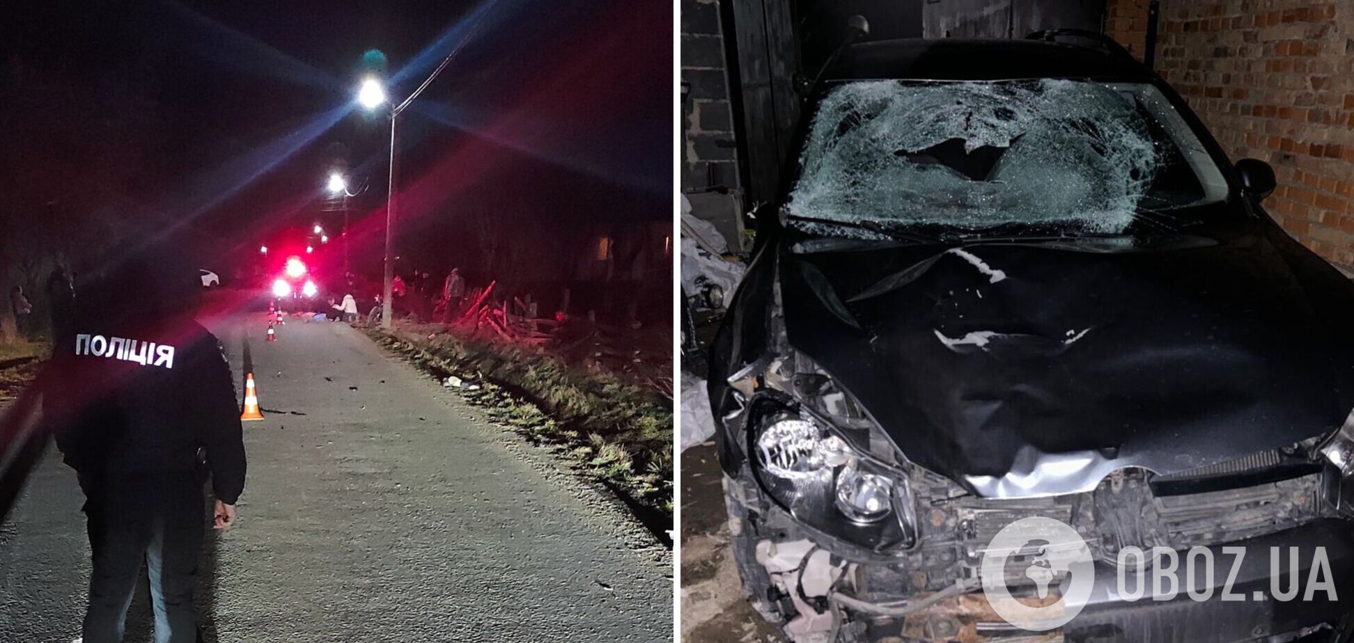 Смертельна ДТП на Прикарпатті: військовий в СЗЧ наїхав на двох дівчат, одна загинула на місці. Фото