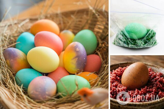 Як пофарбувати яйця на Великдень у різні кольори: найшвидший спосіб